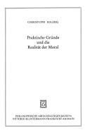 Cover of: Praktische Gründe und die Realität der Moral by Christoph Halbig