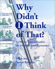 Cover of: Why didn't I think of that?