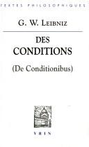 Cover of: Des conditions =: De conditionibus