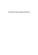 Cover of: The Common core of European Private Law by edited by M. Bussani and U. Mattei.