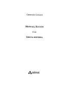Cover of: Montale, Kavafis e la Grecia moderna by Cristiano Luciani