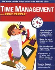 Cover of: Time Management for Busy People