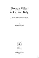 Cover of: Roman villas in central Italy by Annalisa Marzano