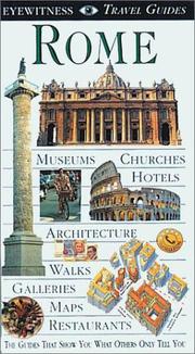 Cover of: Eyewitness Travel Guide to Rome