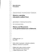 Cover of: Židovské památky Čech: historie a památky židovského osídlení Čech = Jewish monuments in Bohemia : history and monuments of the Jewish settlement in Bohemia