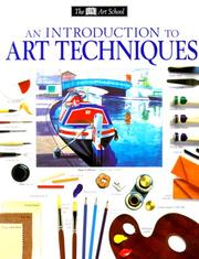 Cover of: An  introduction to art techniques