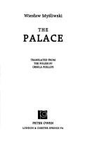 Cover of: Palace by Wiesław Myśliwski