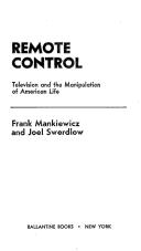 Cover of: Remote Control by Frank Mankiewicz