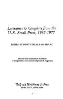 Cover of: Editor's Choice: Literature & Graphics from the U.S. Small Press, 1965-1977