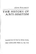 Cover of: History of Anti-Semitism
