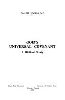 Cover of: God's universal covenant: a biblical study