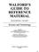 Cover of: Walford's Guide to Reference Materials