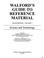 Cover of: Walford's guide to reference material