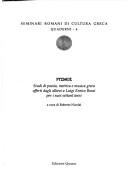 Cover of: Rysmos: studi di poesia, metrica e musica greca offerti dagli allievi a Luigi Enrico Rossi per i suoi settant'anni