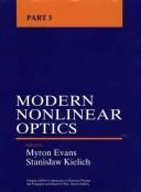 Cover of: Modern nonlinear optics