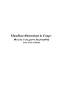 Cover of: République démocratique du Congo: histoire d'une guerre des frontières avec trois voisins