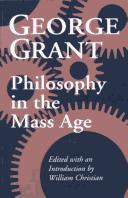 Cover of: Philosophy in the mass age