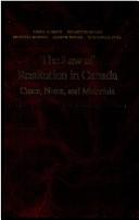 Cover of: The Law of restitution in Canada by Lionel D. Smith