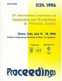 Cover of: Icdl'96: 12th International Conference on Conduction and Breakdown in Dielectric Liquids (International Conference on Conduction and Breakdown in Dielectric Liquids//Proceedings)