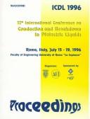 Cover of: Proceedings: 1996 IEEE 12th International Conference on Conduction and Breakdown in Dielectric Liquids, Rome, Italy, July 15-19, 1996