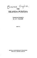 Cover of: Skanda-Purana, Part 6 by G. V. Tagare