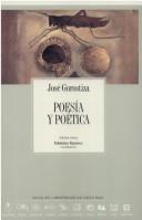 Cover of: Poesía y poética by José Gorostiza