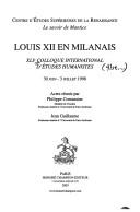 Cover of: Louis XII en Milanais by Colloque international d'études humanistes.