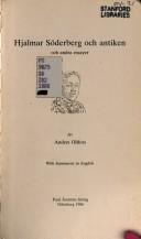 Cover of: Hjalmar Söderberg och antiken by Anders Ollfors