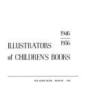 Cover of: Illustrators of children's books, 1946-1956