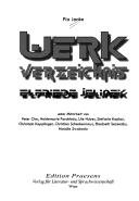 Cover of: Werkverzeichnis Elfriede Jelinek