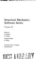 Cover of: Structural mechanics: software series.