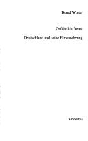 Cover of: Gefährlich fremd by Bernd Winter