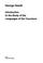 Cover of: Lincom Handbooks in Linguistics, vol. 19: Introduction to the study of the language of the caucasus