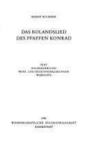 Cover of: Das Rolandslied des Pfaffen Konrad