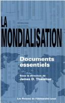 Cover of: Mondialisation(La) Documents essentiels