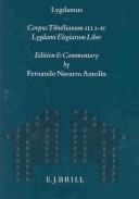 Cover of: Lygdamus: Corpus Tibullianum III. 1-6: Lygdami elegiarum liber : edition and commentary