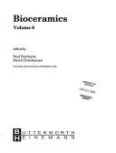 Cover of: Bioceramics