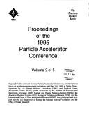 Cover of: Proceedings of the 1995 Particle Accelerator Conference (IEEE Conference Publications. Ch Series)
