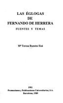 Las églogas de Fernando de Herrera by María Teresa Ruestes