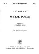 Poems by Jan Kasprowicz
