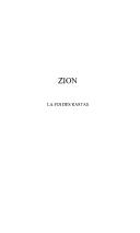 Cover of: Zion by Moïse Culture