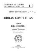 Cover of: Benito Jerónimo Feijoo, bibliografía