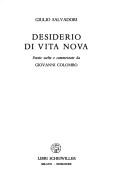 Cover of: Desiderio di vita nova