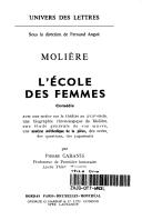 Cover of: L' école des femmes by Molière