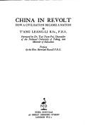 China in revolt ; by Liang-li TÊ»ang, Liang-li Tʻang