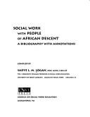 Cover of: Social work with people of African descent: a bibliography with annotations