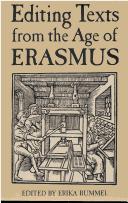 Cover of: Texts and context: the Parisian university milieu in the age of Erasmus