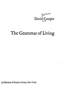 Cover of: The grammar of living