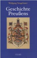 Cover of: Geschichte Preussens