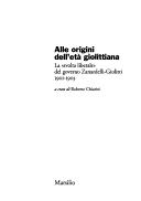 Cover of: Alle origini dell'età giolittiana by a cura di Roberto Chiarini.